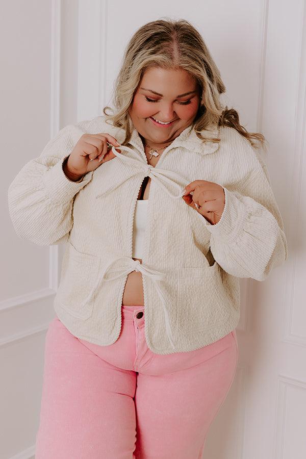 Impressions Countryside Cutie Corduroy Jacket Curves