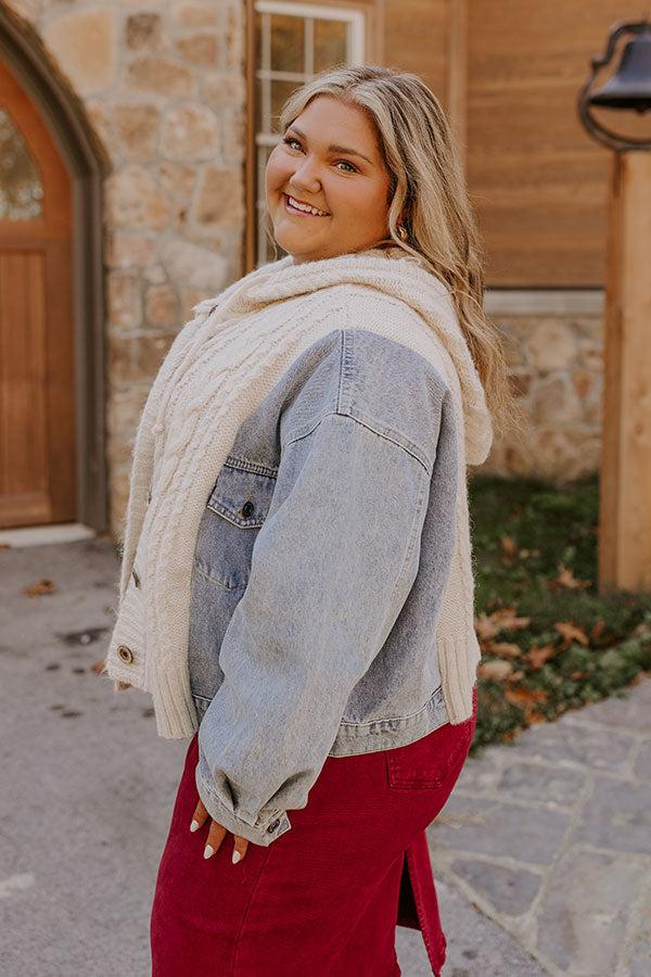 Impressions Crisp And Cozy Cable Knit Sweater Curves