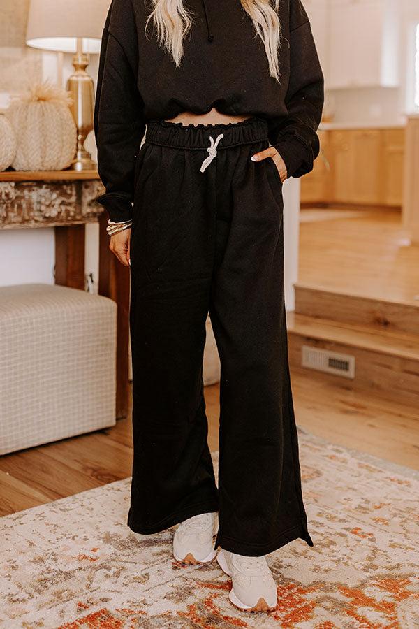 Impressions Crisp Morning High Waist Foldover Pants