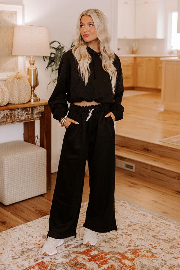 Impressions Crisp Morning High Waist Foldover Pants