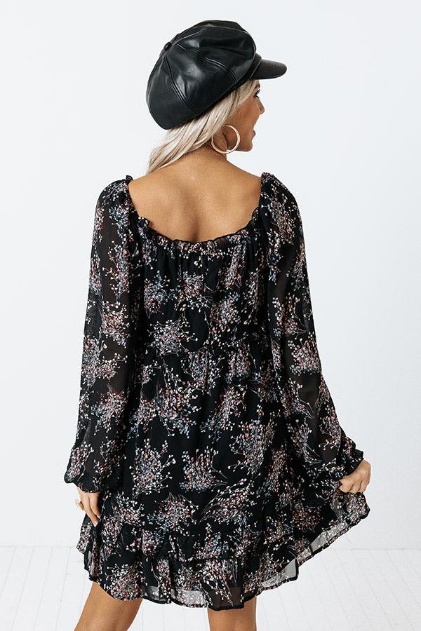 Impressions Dressed Up To Flirt Floral Babydoll Dress