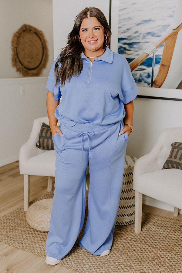 Impressions Easygoing High Waist Wide Leg Pants Curves