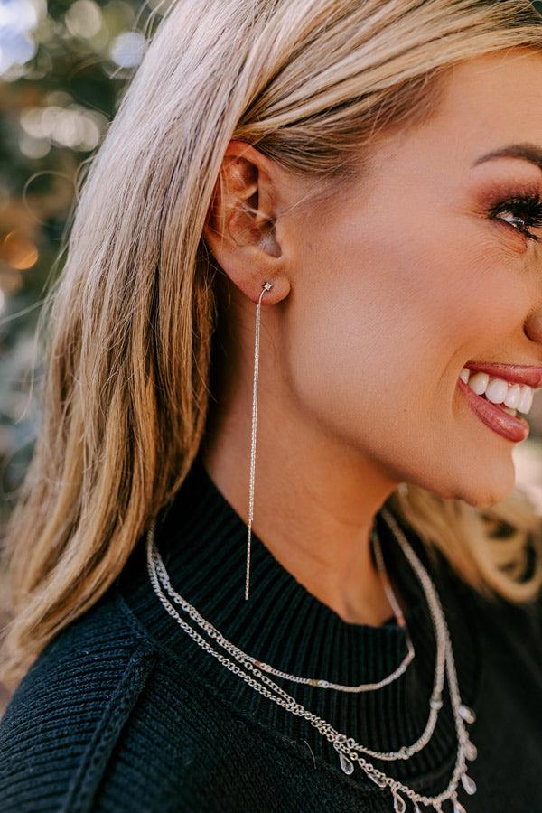 Impressions Enchanted To Meet You Earrings In Silver