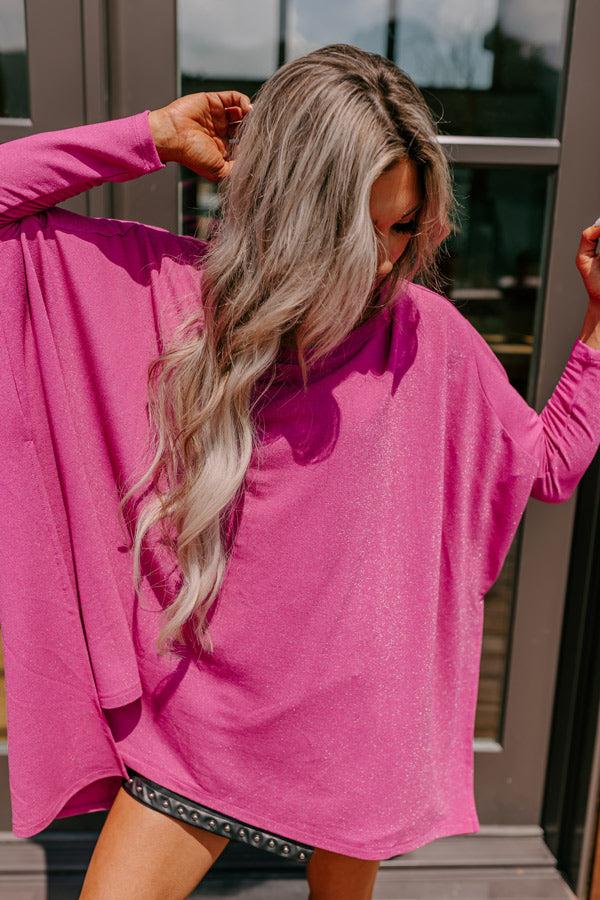 Impressions Endless Sophistication Tunic In Fuchsia