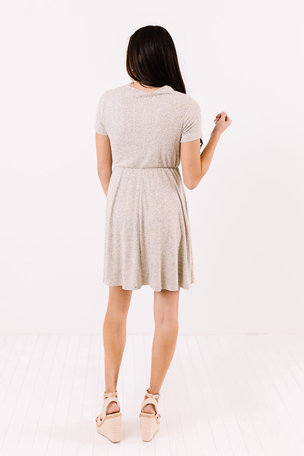 Impressions Endless Sunshine Dress In Martini Olive