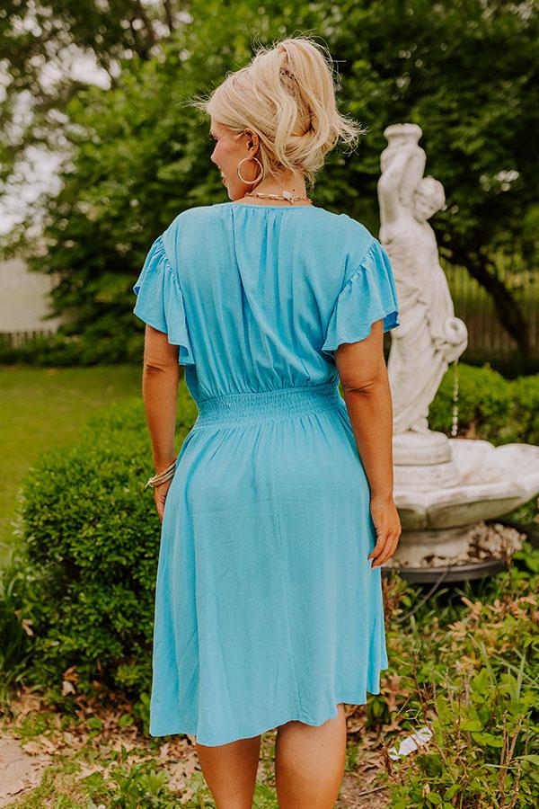 Impressions Farmer's Market Ready Linen-Blend Mini Dress