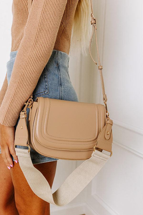 Impressions Fashion Diary Faux Leather Purse In Iced Latte