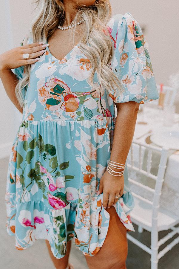 Impressions Feeling Idyllic Shift Dress In Island Paradise Curves