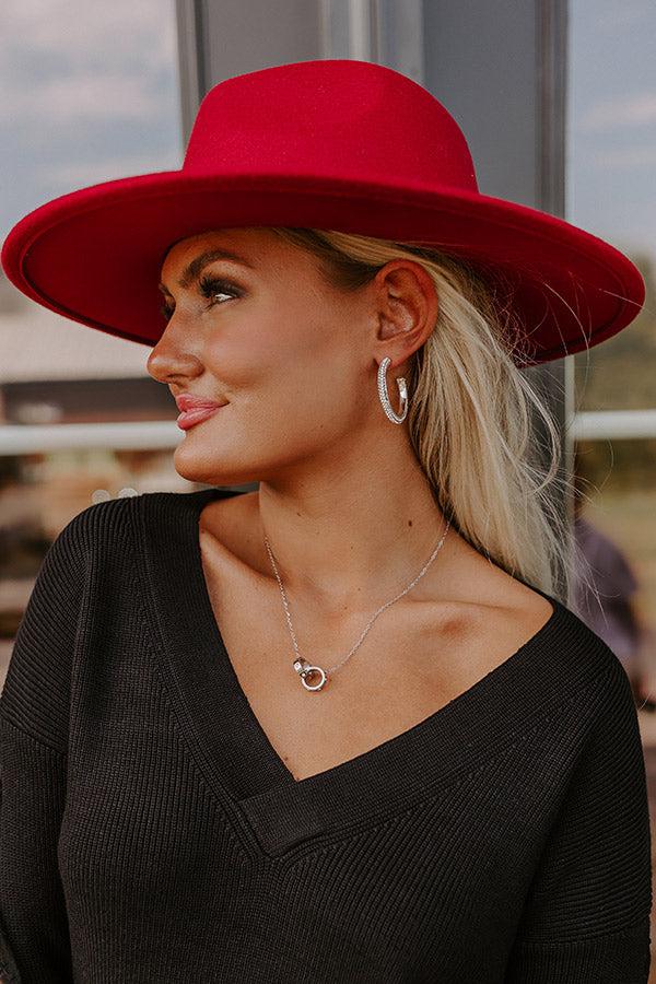 Impressions Feels Like Love Hoop Earrings In Silver