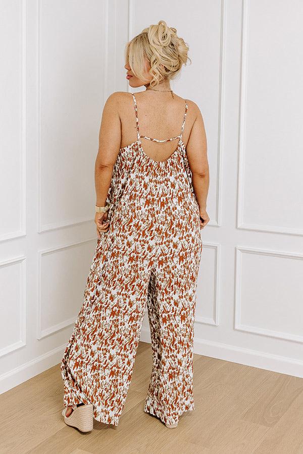 Impressions Fiercely Loved Jumpsuit In White Curves