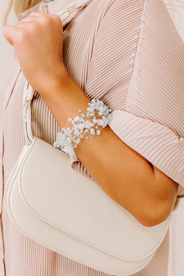 Impressions Final Touch Layered Bracelet In Light Blue