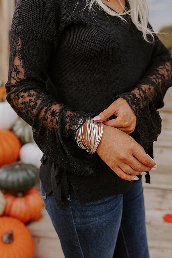 Impressions For The Record Bangle Bracelet Set In Silver