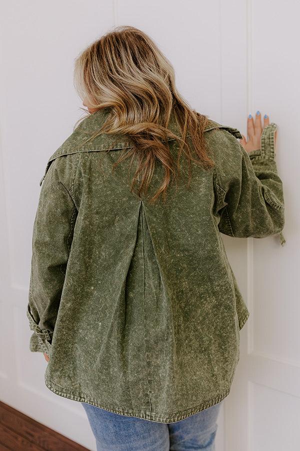 Impressions Fresh Breeze Vintage Wash Jacket Curves