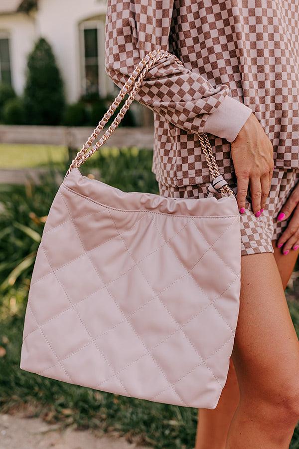 Impressions Girls Getaway Faux Leather Tote In Dusty Purple