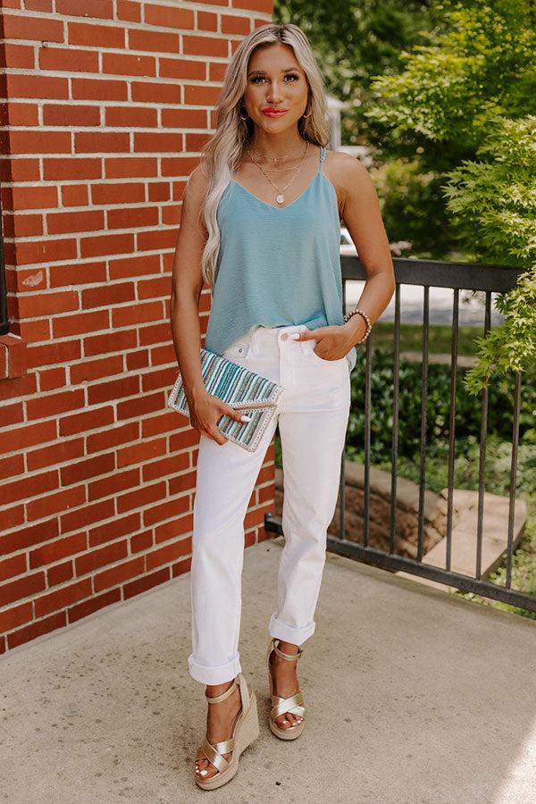 Impressions Groovy Tunes Shift Tank In Dark Limpet Shell