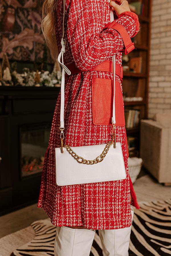 Impressions Happy Hour Meetup Faux Leather Purse in White