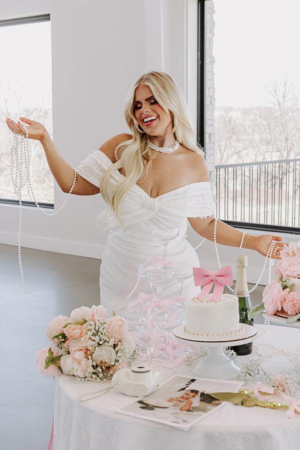 Impressions Honest Smiles Embellished Maxi Dress Curves