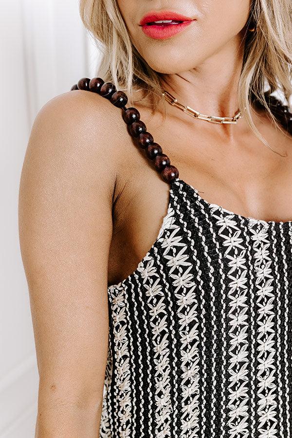 Impressions Acapulco Sunsets Knit Maxi Dress