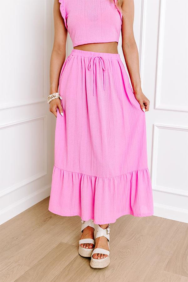 Impressions Al Fresco Fling Maxi Skirt