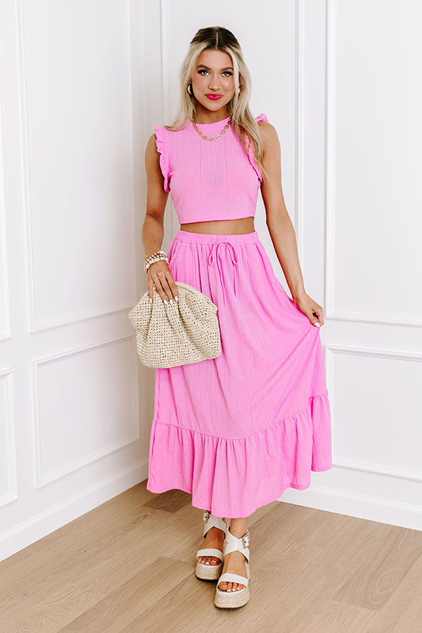 Impressions Al Fresco Fling Maxi Skirt