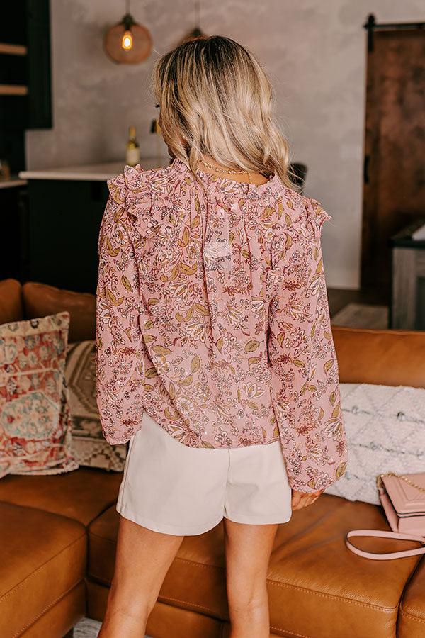 Impressions Alluring Aura Floral Shift Top