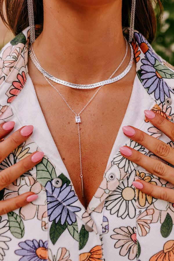 Impressions Alluring Invite Necklace In Silver