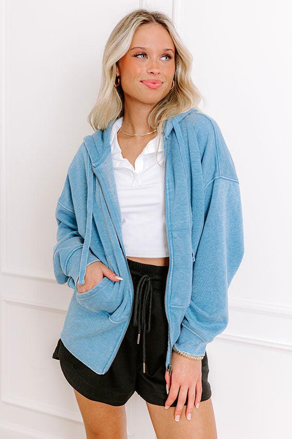 Impressions Along The Path Sweater In Blue