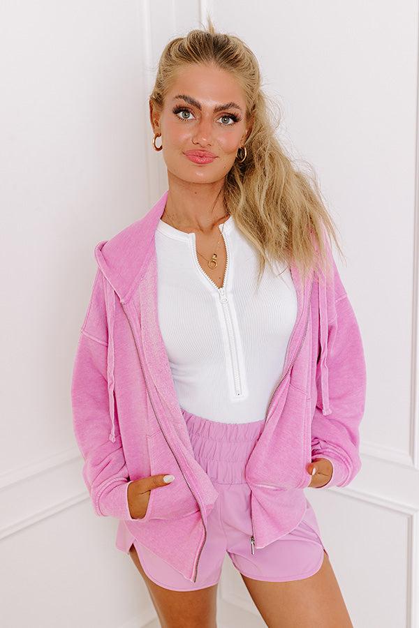 Impressions Along The Path Sweater In Pink