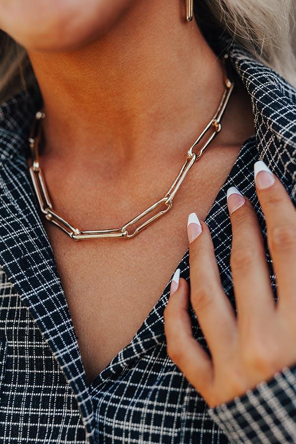 Impressions Always Blessed Chain Link Necklace