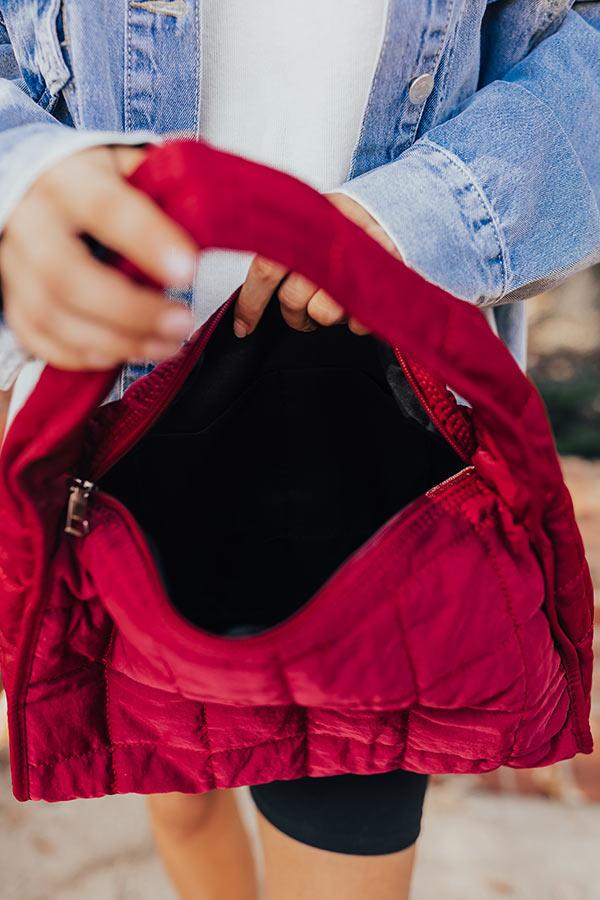 Impressions Always In Style Quilted Purse In Wine