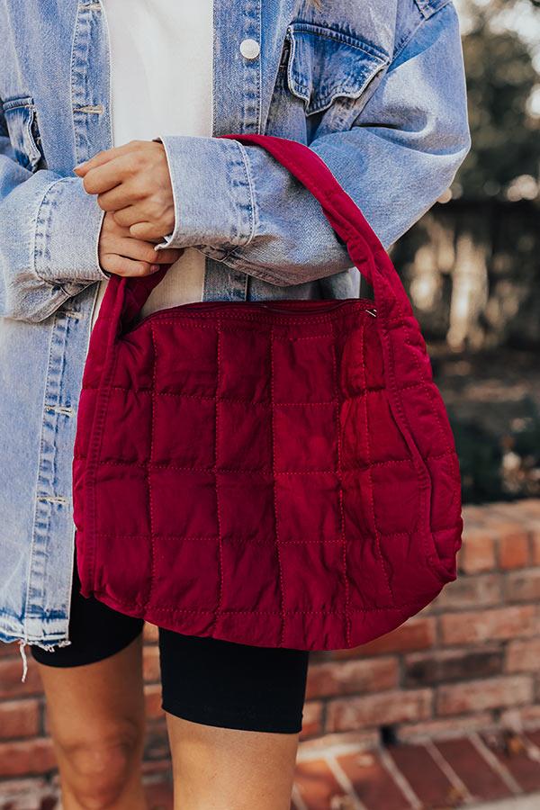 Impressions Always In Style Quilted Purse in Wine