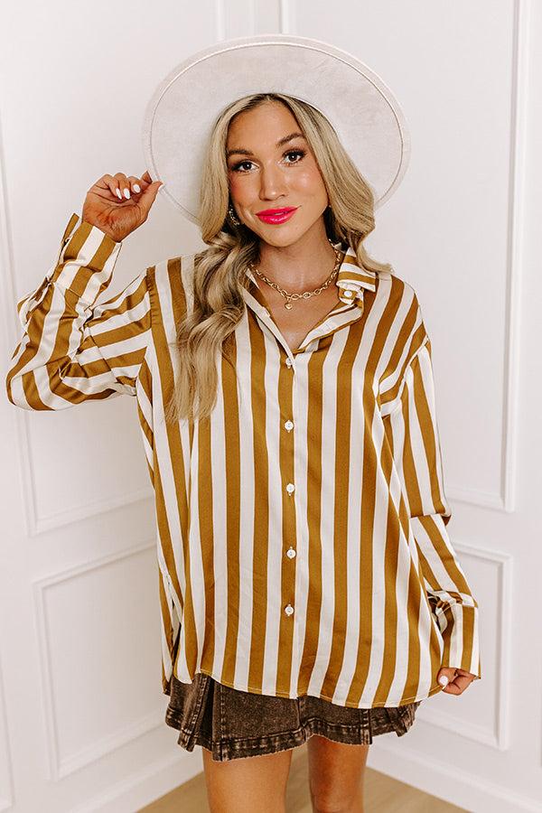 Impressions Always On The VIP List Stripe Top