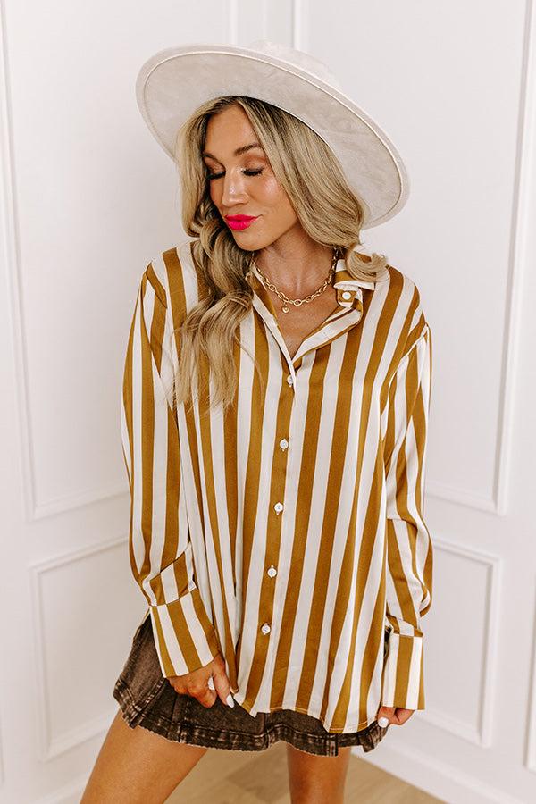 Impressions Always On The VIP List Stripe Top
