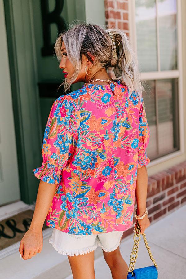 Impressions Amalfi Spritz Shift Top