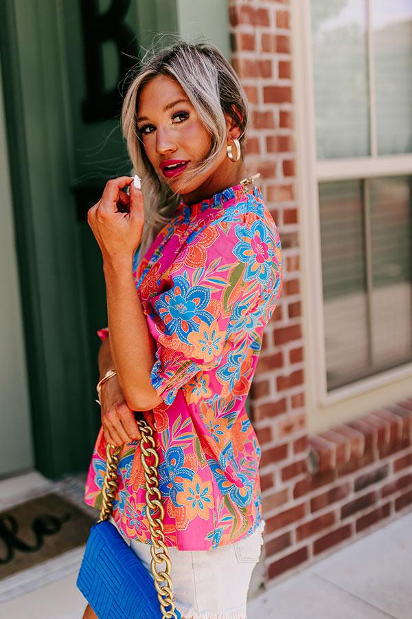 Impressions Amalfi Spritz Shift Top