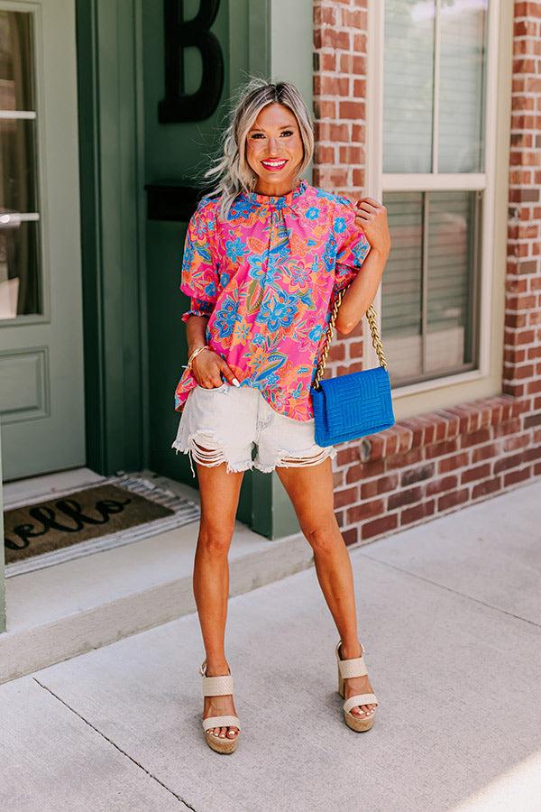 Impressions Amalfi Spritz Shift Top