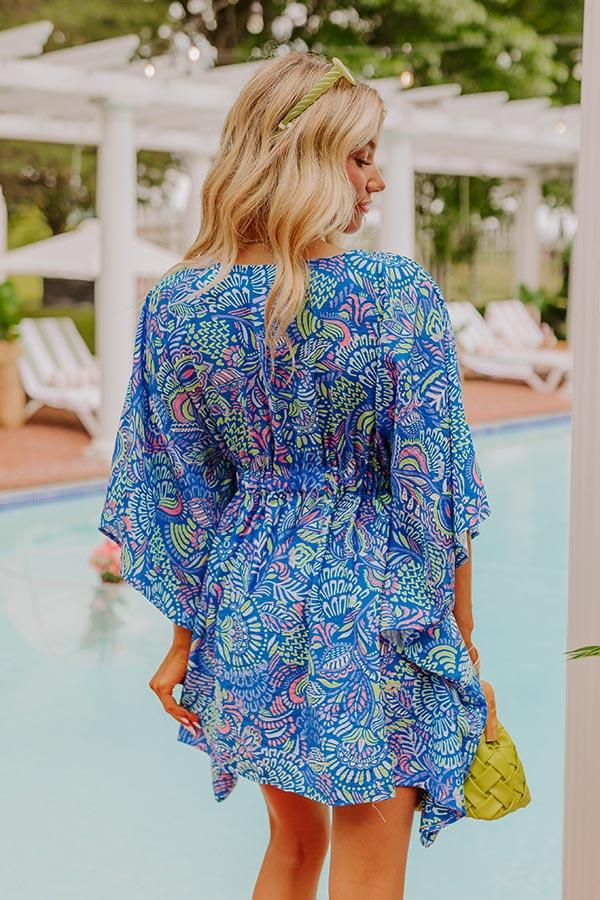 Impressions Antigua Bound Caftan Mini Dress