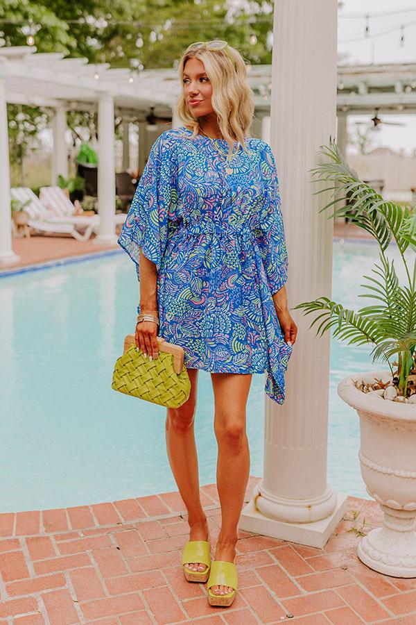 Impressions Antigua Bound Caftan Mini Dress
