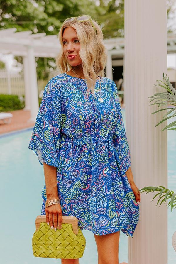 Impressions Antigua Bound Caftan Mini Dress