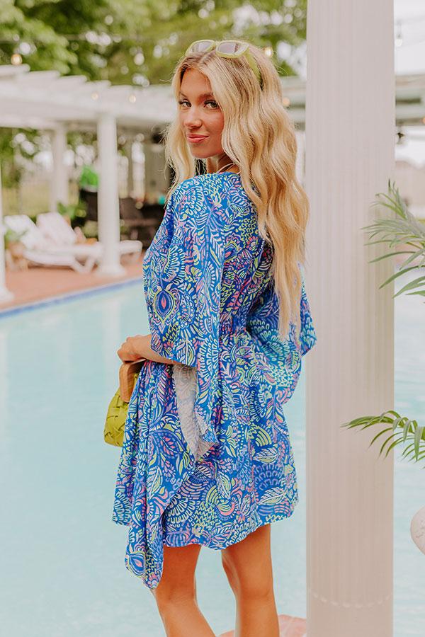 Impressions Antigua Bound Caftan Mini Dress