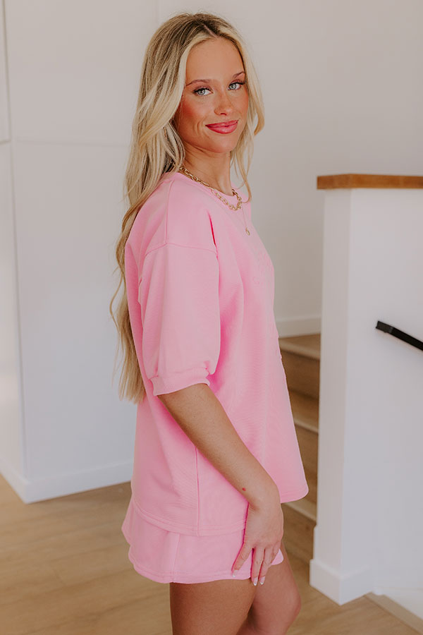 Impressions Apres Golf Embossed Top