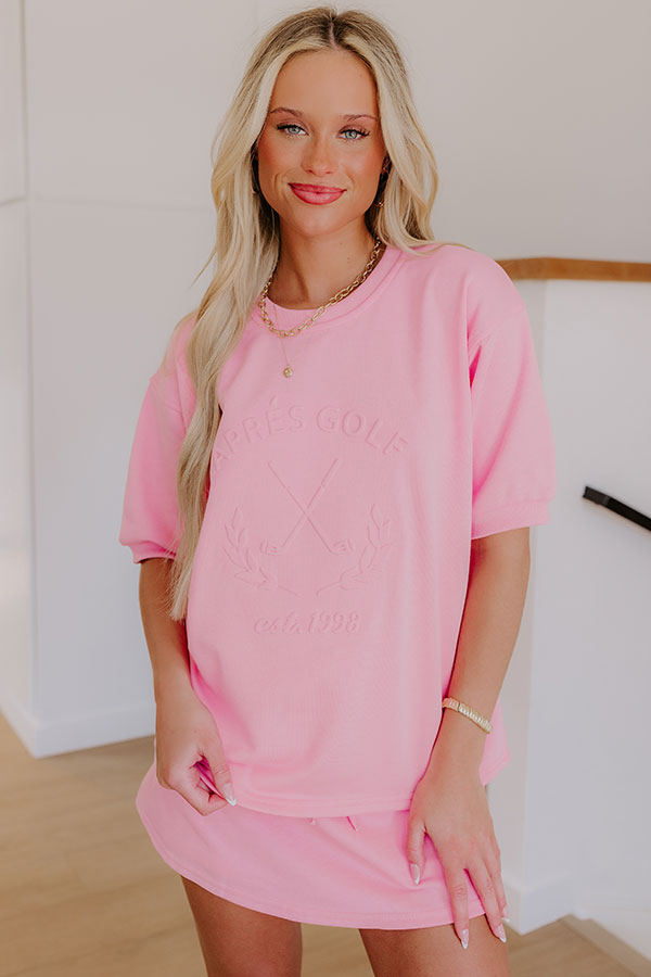 Impressions Apres Golf Embossed Top