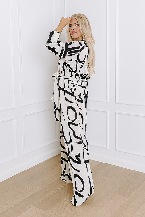 Impressions Art Gallery Ready Jumpsuit Curves