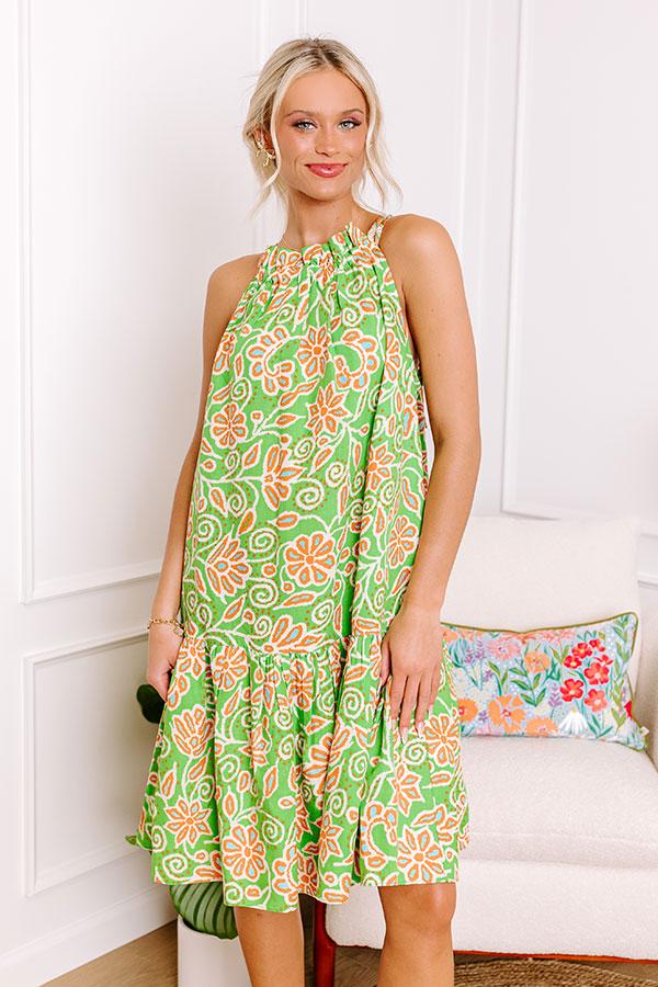 Impressions Aruba Cruise Linen-Blend Mini Dress