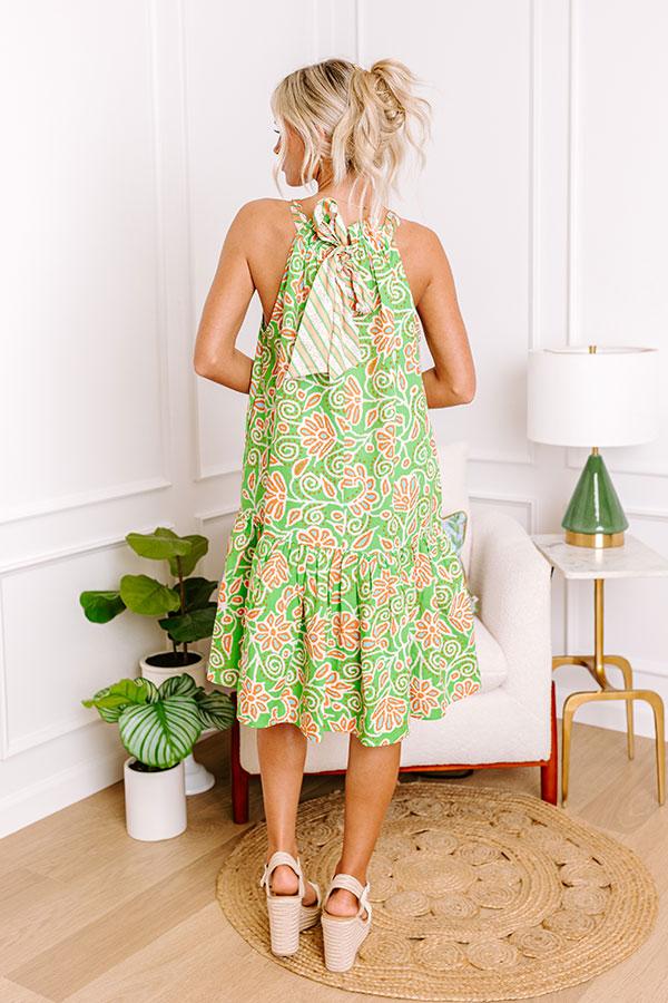 Impressions Aruba Cruise Linen-Blend Mini Dress