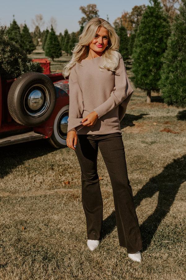 Impressions Aspen Plans Sweater Top