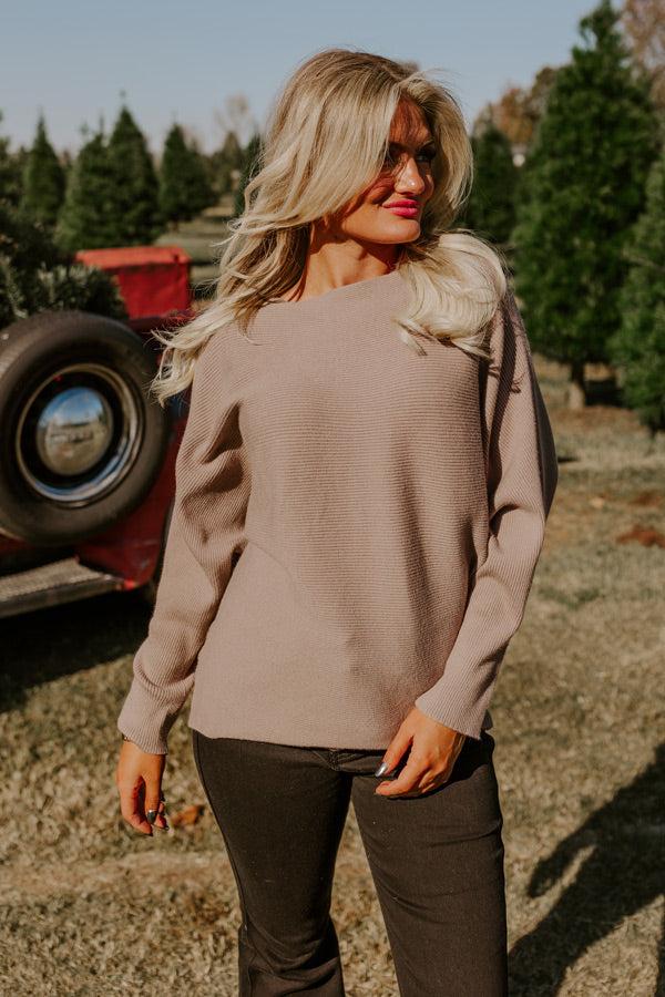 Impressions Aspen Plans Sweater Top