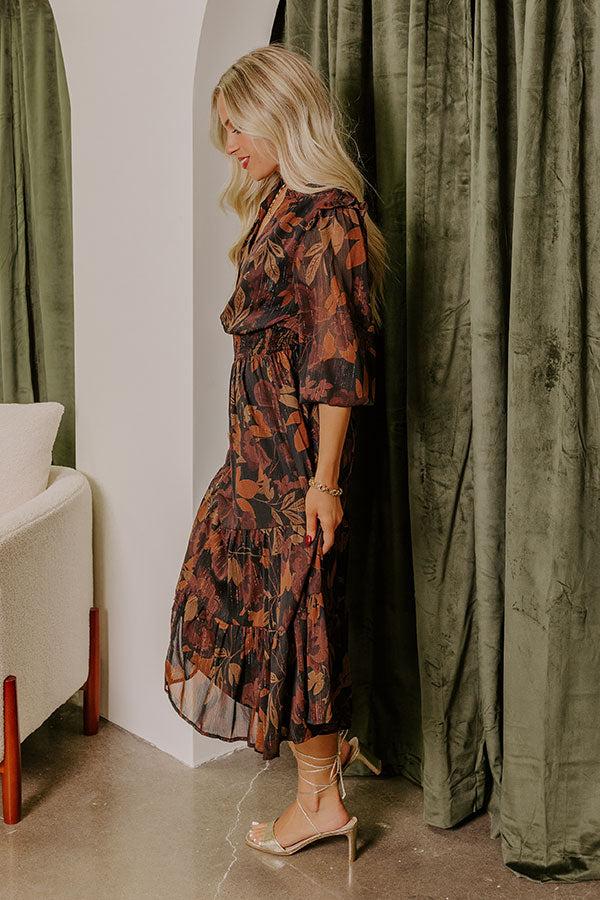 Impressions Autumn Encounters Floral Midi