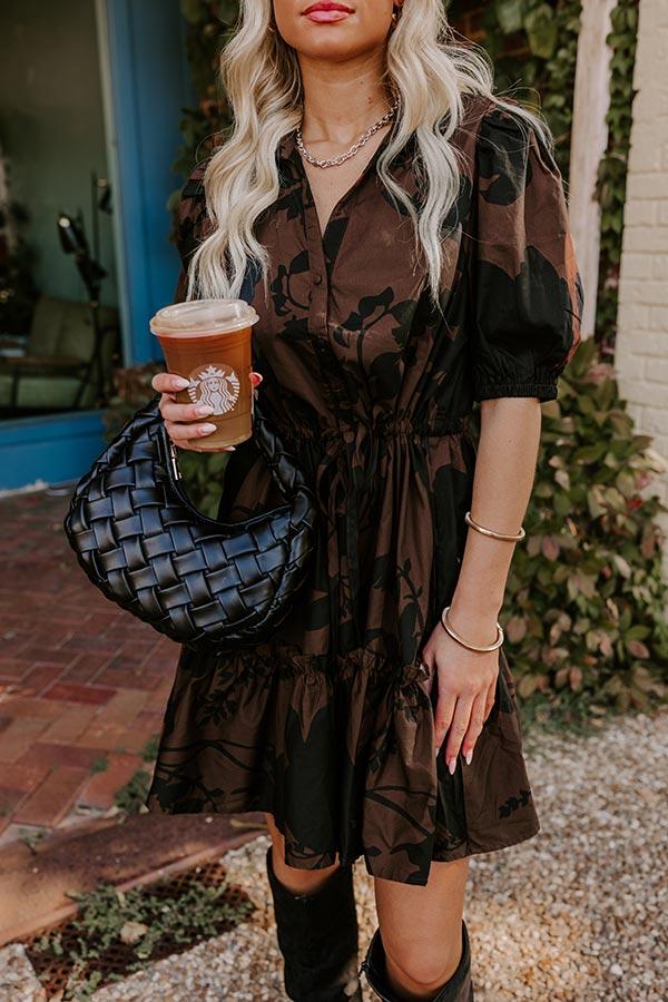 Impressions Autumn Whispers Floral Mini Dress