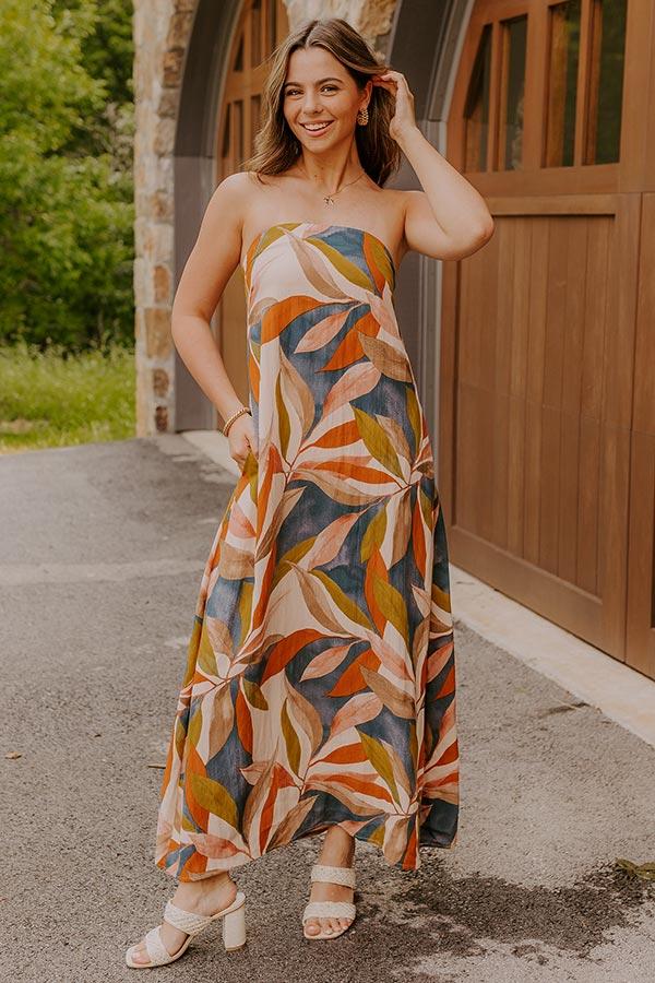 Impressions Bali Views Floral Maxi Dress